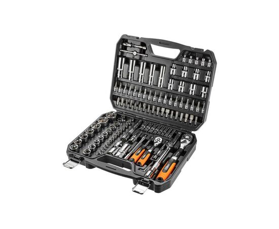 Набор инструментов Neo Tools 1/4, 1/2 CrV, 111 шт. (08-910), изображение 6 Набор инструментов Neo Tools 1/4, 1/2 CrV, 111 шт. (08-910), изображение 6