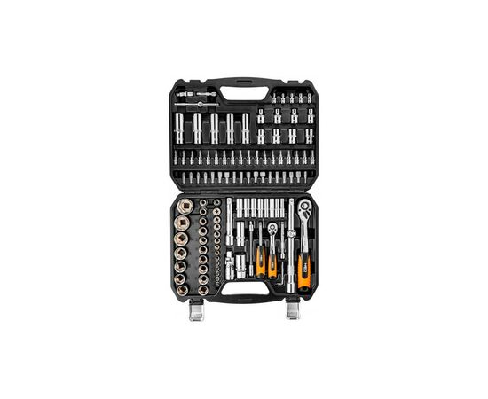 Набор инструментов Neo Tools 1/4, 1/2 CrV, 111 шт. (08-910), изображение 7 Набор инструментов Neo Tools 1/4, 1/2 CrV, 111 шт. (08-910), изображение 7