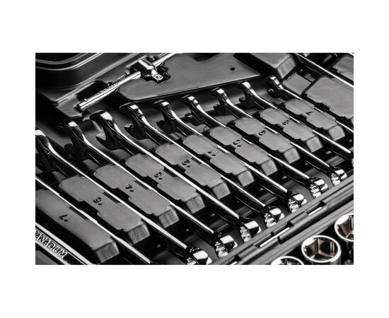 Набор инструментов Neo Tools 1/2", 1/4", CrV, 77 шт. (08-915), изображение 4 Набор инструментов Neo Tools 1/2", 1/4", CrV, 77 шт. (08-915), изображение 4