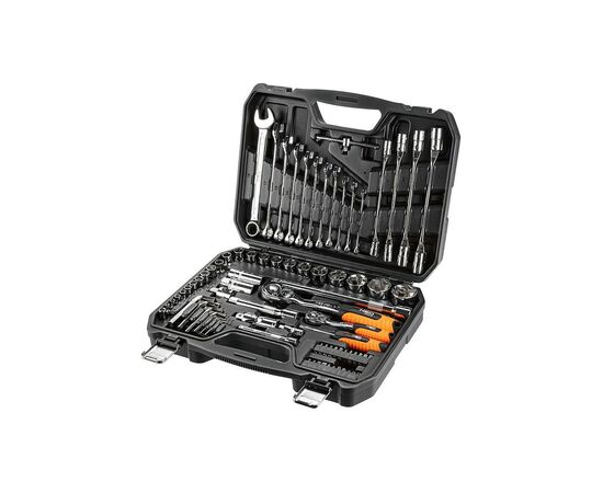 Набор инструментов Neo Tools 1/2", 1/4", CrV, 77 шт. (08-915), изображение 8 Набор инструментов Neo Tools 1/2", 1/4", CrV, 77 шт. (08-915), изображение 8