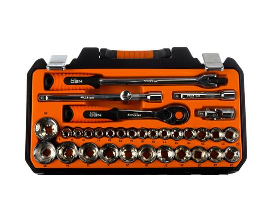 Набор инструментов Neo Tools 1/2, 33 шт. (08-692), изображение 3 Набор инструментов Neo Tools 1/2, 33 шт. (08-692), изображение 3