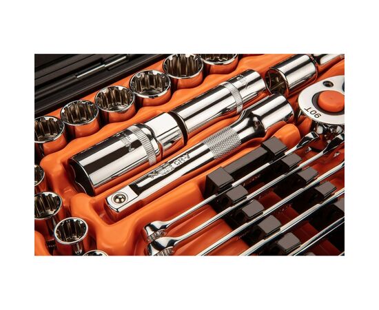 Набор инструментов Neo Tools 1/2-1/4, 71 шт. (08-690), изображение 2 Набор инструментов Neo Tools 1/2-1/4, 71 шт. (08-690), изображение 2