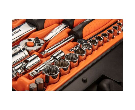 Набор инструментов Neo Tools 1/2-1/4, 71 шт. (08-690), изображение 3 Набор инструментов Neo Tools 1/2-1/4, 71 шт. (08-690), изображение 3