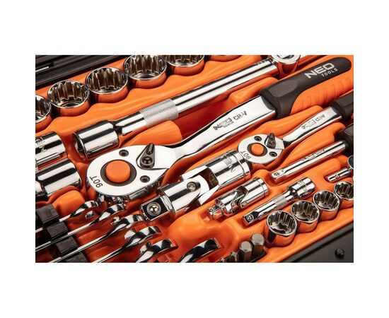 Набор инструментов Neo Tools 1/2-1/4, 71 шт. (08-690), изображение 4 Набор инструментов Neo Tools 1/2-1/4, 71 шт. (08-690), изображение 4