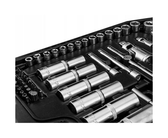 Набор инструментов Neo Tools 1/2", 1/4", 150 шт. (10-210), изображение 4 Набор инструментов Neo Tools 1/2", 1/4", 150 шт. (10-210), изображение 4