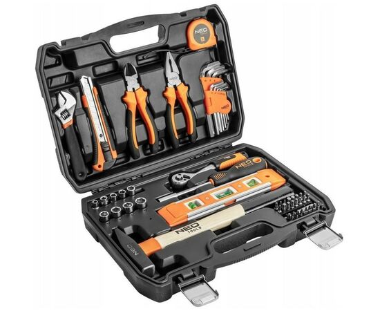 Набор инструментов Neo Tools 1/4", 60 шт. (10-200), изображение 2 Набор инструментов Neo Tools 1/4", 60 шт. (10-200), изображение 2