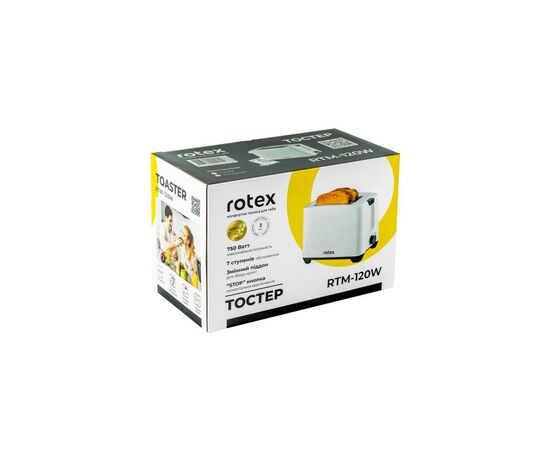Тостер Rotex RTM120-W, изображение 4 Тостер Rotex RTM120-W, изображение 4