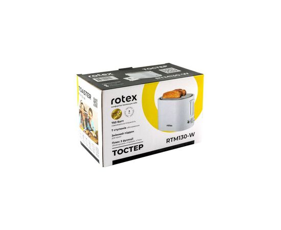 Тостер Rotex RTM130-W, изображение 4 Тостер Rotex RTM130-W, изображение 4