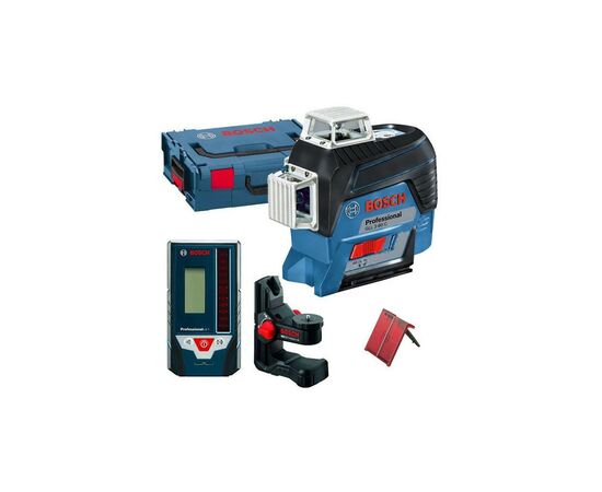 Лазерный нивелир Bosch GLL 3-80 C +LR7 +BM1, 12В, L-Boxx (0.601.063.R05), изображение 2 Лазерный нивелир Bosch GLL 3-80 C +LR7 +BM1, 12В, L-Boxx (0.601.063.R05), изображение 2