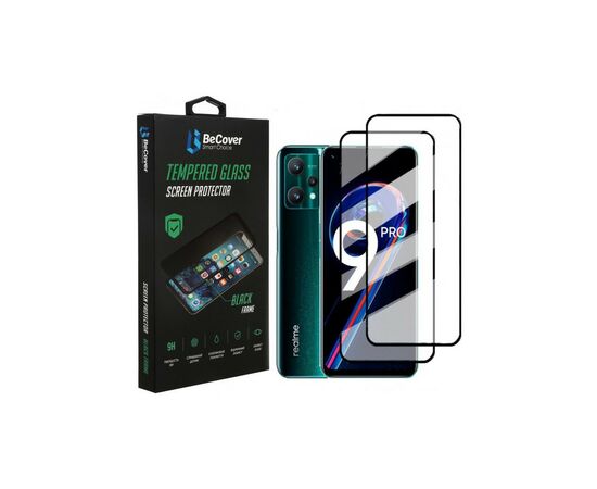Стекло защитное BeCover Realme 9 Pro / 9i Black (707878)
