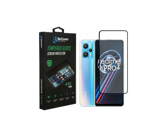 Стекло защитное BeCover Realme 9 Pro Plus Black (707879)