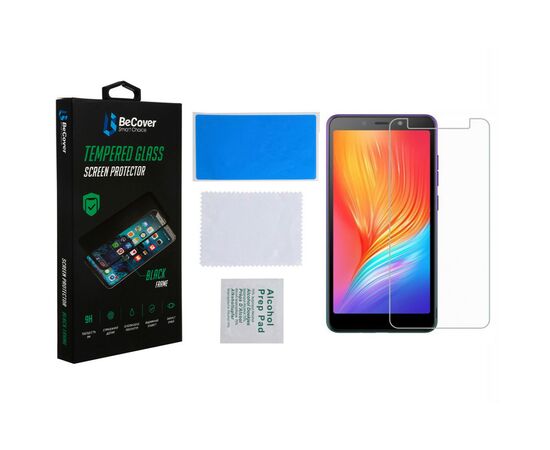 Стекло защитное BeCover Tecno Pop 3 Crystal Clear Glass (707869), изображение 2 Стекло защитное BeCover Tecno Pop 3 Crystal Clear Glass (707869), изображение 2