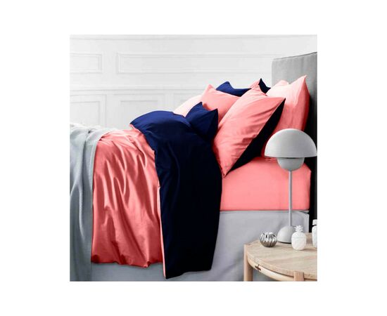 Постельное белье MirSon King Size Сатин Premium 0132+4052 Delphinium 220х240 (2200001169524)