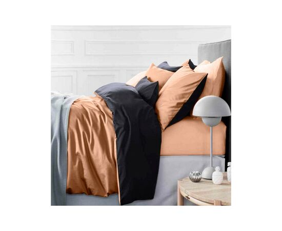 Постільна білизна MirSon King Size Сатин Premium 0165+0240 Latte 220х240 (2200001169562)