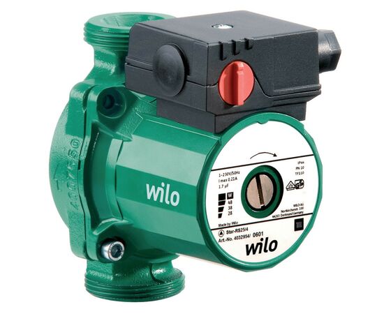 Циркуляционный насос Wilo Star-RS 25/6-130, 1/2", 10 бар, 130 мм, 99 Вт, 230V (4033782)