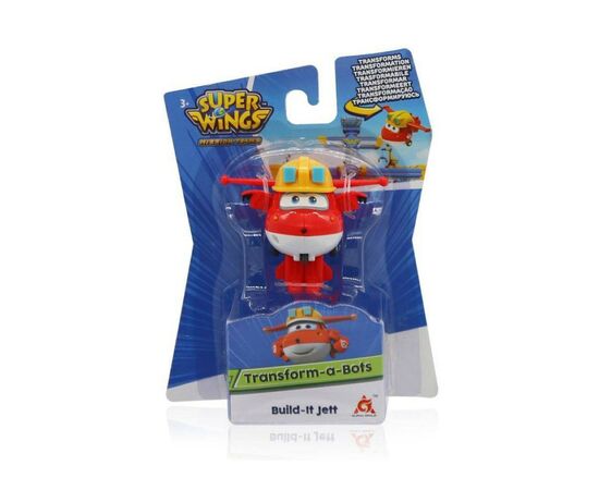 Трансформер Super Wings Transform-a-Bots Build-It Jett, Джетт строитель (EU730011), изображение 4 Трансформер Super Wings Transform-a-Bots Build-It Jett, Джетт строитель (EU730011), изображение 4