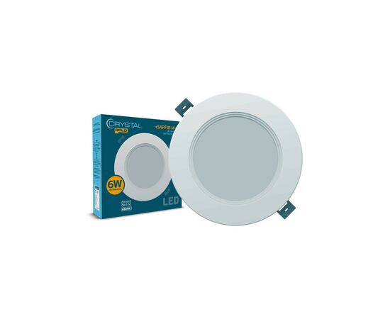 Світильник CRYSTAL GOLD SAPFIR M- 6W 6500K (DNL-025)