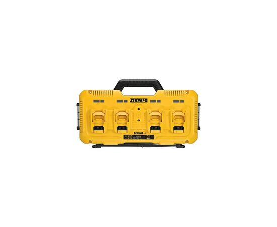 Зарядное устройство для аккумуляторов инструмента DeWALT 4-х портовое, ток зарядки 8А (DCB104), изображение 2 Зарядное устройство для аккумуляторов инструмента DeWALT 4-х портовое, ток зарядки 8А (DCB104), изображение 2