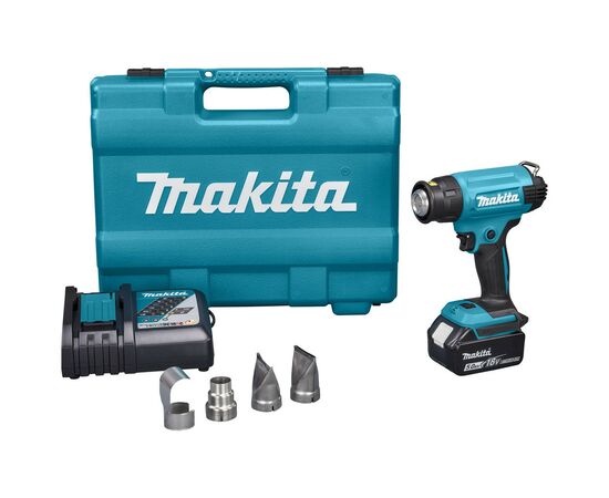 Строительный фен Makita DHG181RT LXT 18В (DHG181RT), изображение 4 Строительный фен Makita DHG181RT LXT 18В (DHG181RT), изображение 4