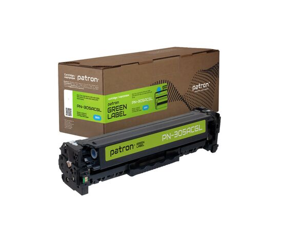 Картридж Patron HP 305A (CE411A) cyan Green Label (PN-305ACGL)