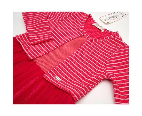 Платье POP FASHION с фатиновой юбкой (6963-98G-fuchsia), изображение 3 Платье POP FASHION с фатиновой юбкой (6963-98G-fuchsia), изображение 3