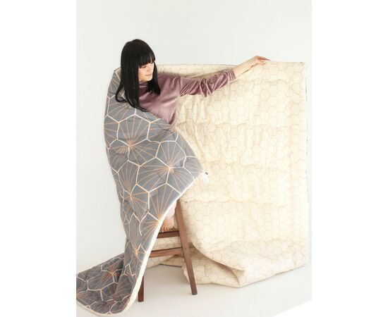 Одеяло MirSon антиаллергенное Зима EcoSilk №3008 Сolor Fun Line Geometry 110х140 (2200004814148), изображение 6 Одеяло MirSon антиаллергенное Зима EcoSilk №3008 Сolor Fun Line Geometry 110х140 (2200004814148), изображение 6