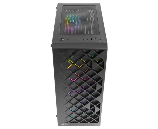 Корпус Azza SPECTRA BLACK (CSAZ-280B), изображение 2 Корпус Azza SPECTRA BLACK (CSAZ-280B), изображение 2