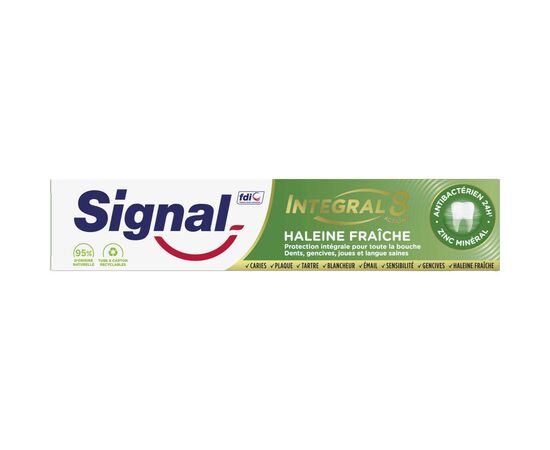 Зубна паста Signal Integral 8 Природна свіжість 75 мл (8720182012364)
