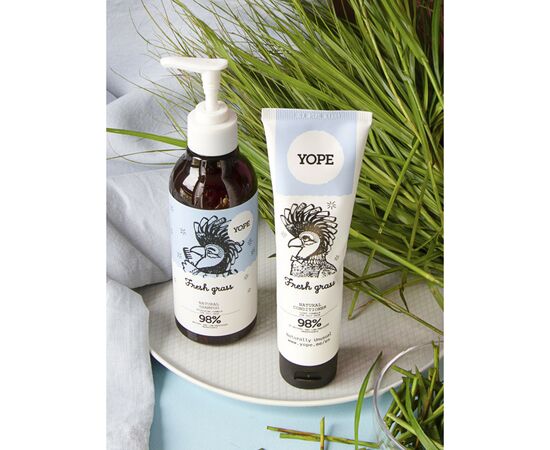 Кондиционер для волос Yope Fresh Grass 170 мл (5900168900318), изображение 4 Кондиционер для волос Yope Fresh Grass 170 мл (5900168900318), изображение 4
