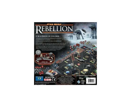 Настільна гра Fantasy Flight Games Star Wars: Rebellion (Зоряні Війни: Повстання), англійська (841333101053), зображення 4 Настільна гра Fantasy Flight Games Star Wars: Rebellion (Зоряні Війни: Повстання), англійська (841333101053), зображення 4
