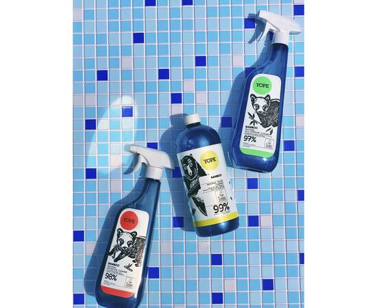 Спрей для чистки ванн Yope Bamboo Natural All-Purpose Cleaner 750 мл (5905279370159), изображение 6 Спрей для чистки ванн Yope Bamboo Natural All-Purpose Cleaner 750 мл (5905279370159), изображение 6