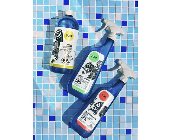 Спрей для чистки ванн Yope French Lavender Natural All-Purpose Cleaner 750 мл (5905279370142), изображение 7 Спрей для чистки ванн Yope French Lavender Natural All-Purpose Cleaner 750 мл (5905279370142), изображение 7