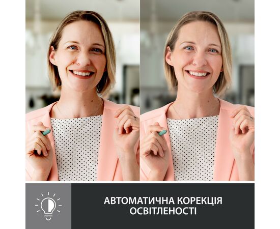 Веб-камера Logitech Brio 500 Off-White (960-001428), изображение 3 Веб-камера Logitech Brio 500 Off-White (960-001428), изображение 3