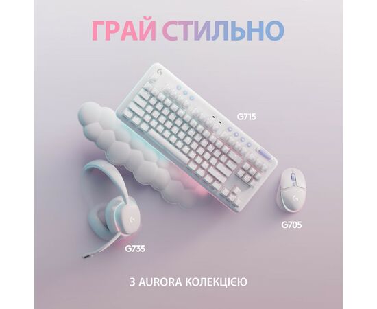 Наушники Logitech G735 Wireless Gaming Headset Off-White (981-001083), изображение 9 Наушники Logitech G735 Wireless Gaming Headset Off-White (981-001083), изображение 9