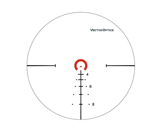 Прицел Vector Optics Continental 1-6x28 сетка BDС с подсветкой (SCFF-31P), изображение 8 Прицел Vector Optics Continental 1-6x28 сетка BDС с подсветкой (SCFF-31P), изображение 8