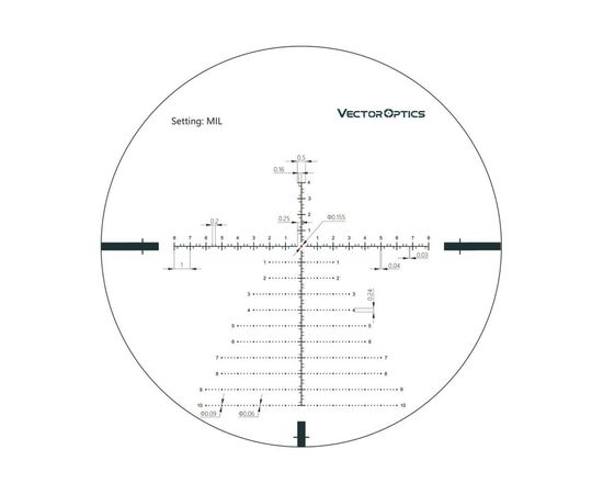 Прицел Vector Optics Continental 4-24x56 FFP сетка MBR с подсветкой (SCFF-40P), изображение 2 Прицел Vector Optics Continental 4-24x56 FFP сетка MBR с подсветкой (SCFF-40P), изображение 2