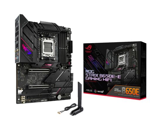 Материнська плата ASUS ROG STRIX B650E-E GAMING WIFI, зображення 2 Материнська плата ASUS ROG STRIX B650E-E GAMING WIFI, зображення 2