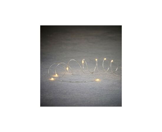 Гирлянда Luca Lighting Струна серебряная 18 м теплый белый (8718861853261)