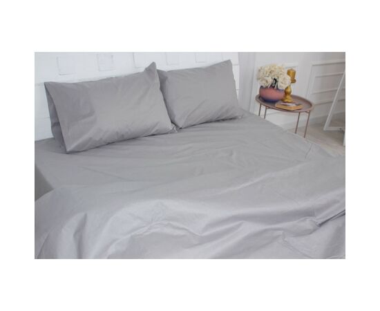 Постельное белье MirSon King Size Бязь Premium 16-5703 Light Gray 220х240 (2200001171787), изображение 4 Постельное белье MirSon King Size Бязь Premium 16-5703 Light Gray 220х240 (2200001171787), изображение 4