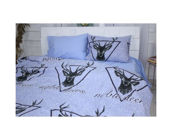 Постільна білизна MirSon Бязь 17-0514 Noble deers Сімейний 160x220 (2200003640847), зображення 2