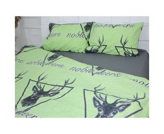 Постельное белье MirSon Бязь 17-0515 Noble deers lime Односпальный (2200003642087), изображение 3 Постельное белье MirSon Бязь 17-0515 Noble deers lime Односпальный (2200003642087), изображение 3