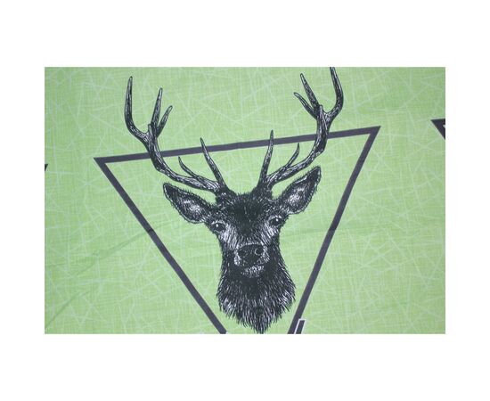 Постельное белье MirSon Бязь 17-0515 Noble deers lime Односпальный (2200003642087), изображение 5 Постельное белье MirSon Бязь 17-0515 Noble deers lime Односпальный (2200003642087), изображение 5