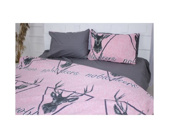 Постільна білизна MirSon Бязь 17-0516 Noble deers pink Односпальний (2200003644364), зображення 3 Постільна білизна MirSon Бязь 17-0516 Noble deers pink Односпальний (2200003644364), зображення 3