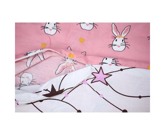 Постільна білизна MirSon Бязь 17-0528 Bunnies pink Євро (2200003671742), зображення 7 Постільна білизна MirSon Бязь 17-0528 Bunnies pink Євро (2200003671742), зображення 7