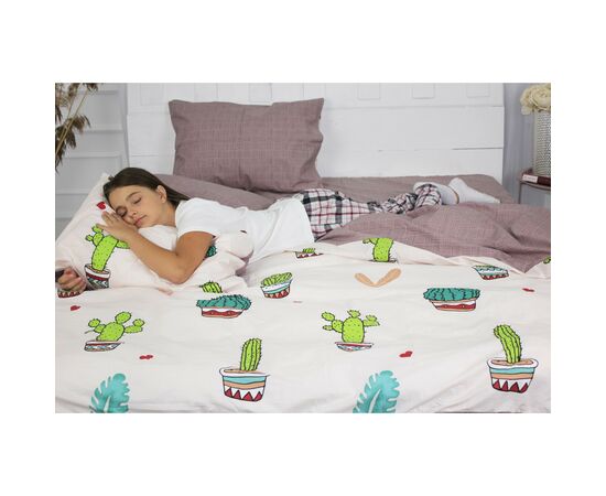 Постільна білизна MirSon Бязь Premium 17-0381 Nantes Односпальний (2200002741781), зображення 3