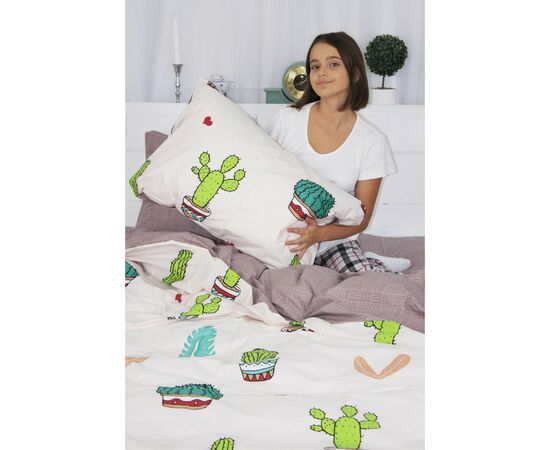 Постільна білизна MirSon Бязь Premium 17-0381 Nantes Односпальний (2200002741781), зображення 4