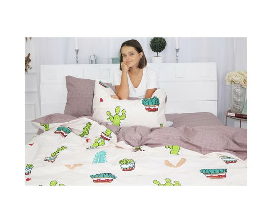 Постільна білизна MirSon Бязь Premium 17-0381 Nantes Односпальний (2200002741781), зображення 5