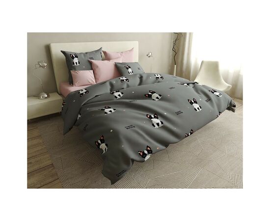 Постельное белье MirSon Бязь Premium 17-0404 Pekingese Односпальный (2200002874823)