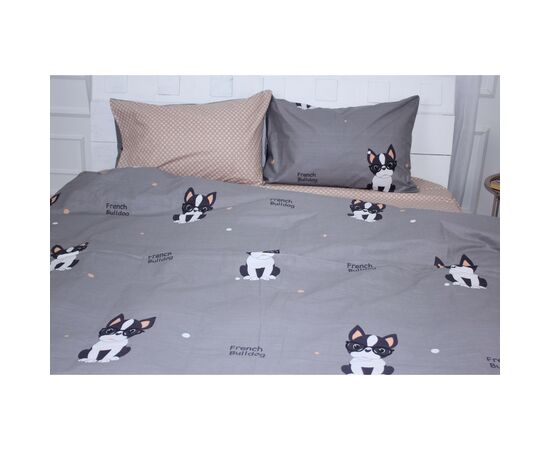 Постельное белье MirSon Бязь Premium 17-0404 Pekingese Полуторный (2200002874885), изображение 2