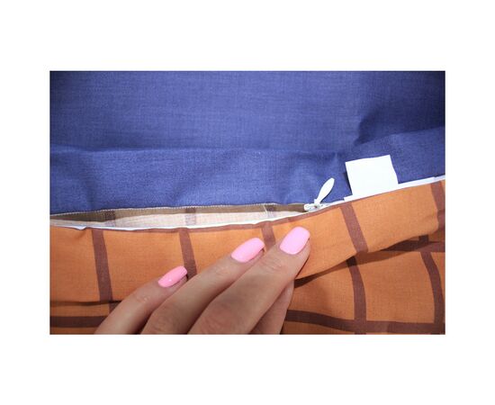 Постільна білизна MirSon Бязь Premium 17-0442 Blue orange 110х140 (2200003073980), зображення 6